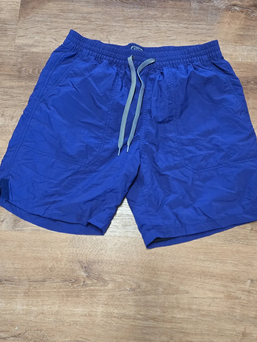 J. Crew Royal Purple Men's Swim Trunks with Drawstring Medium
